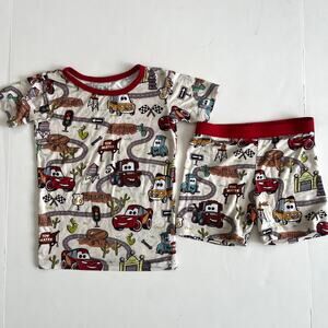 Little Sleepies Lightning McQueen Short PJs 4T